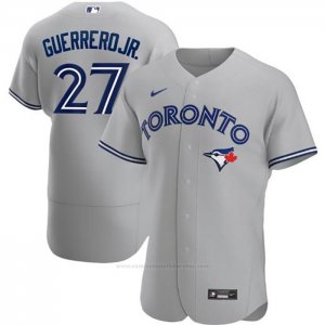 Camiseta Beisbol Hombre Toronto Blue Jays Personalizada 2020 Gris