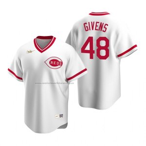 Camiseta Beisbol Hombre Cincinnati Reds Mychal Givens Cooperstown Collection Primera Blanco