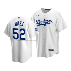 Camiseta Beisbol Hombre Los Angeles Dodgers Pedro Baez 2020 Replica Primera Blanco