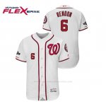 Camiseta Beisbol Hombre Washington Nationals Anthony Rendon 2019 Postseason Flex Base Blanco