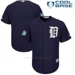 Camiseta Beisbol Hombre Detroit Tigers Azul 2017 Entrenamiento de Primavera Cool Base