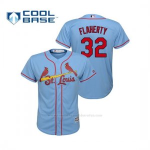 Camiseta Beisbol Nino St. Louis Cardinals Jack Flaherty Cool Base Majestic Alternato Horizon 2019 Azul