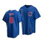 Camiseta Beisbol Nino Chicago Cubs Ian Happ Replica Alterno 2020 Azul