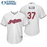 Camiseta Beisbol Hombre Cleveland Indians 2017 Estrellas y Rayas 37 Cody Allen Blanco Cool Base