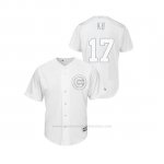 Camiseta Beisbol Hombre Chicago Cubs Kris Bryant 2019 Players Weekend Kb Replica Blanco