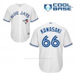 Camiseta Beisbol Hombre Toronto Blue Jays Munenori Kawasaki 66 Blanco 1ª Cool Base