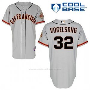 Camiseta Beisbol Hombre San Francisco Giants Ryan Vogelsong 32 Gris Cool Base