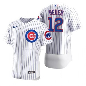 Camiseta Beisbol Hombre Chicago Cubs Codi Heuer Autentico Primera Blanco