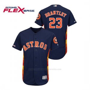 Camiseta Beisbol Hombre Houston Astros Michael Brantley 150th Aniversario Patch Flex Base Azul