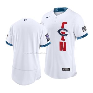 Camiseta Beisbol Hombre Cincinnati Reds 2021 All Star Autentico Blanco