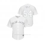 Camiseta Beisbol Hombre Toronto Blue Jays Sean Reid Foley 2019 Players Weekend Replica Blanco