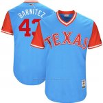 Camiseta Beisbol Hombre Texas Rangers 2017 Little League World Series Tony Barnette Azul