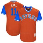 Camiseta Beisbol Hombre Houston Astros 2017 Little League World Series Evan Gattis Naranja