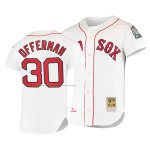 Camiseta Beisbol Hombre Boston Red Sox Jose Offerman Cooperstown Collection Autentico Primera Blanco