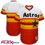 Camiseta Beisbol Hombre Houston Astros Blanco 1977 Turn Back The Clock Flex Base