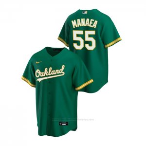 Camiseta Beisbol Hombre Oakland Athletics Sean Manaea Replica Alterno Verde