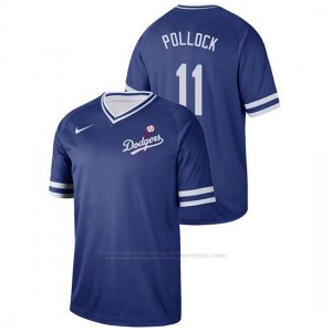 Camiseta Beisbol Hombre Los Angeles Dodgers A.j. Pollock Cooperstown Collection Legend Azul