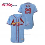 Camiseta Beisbol Hombre St. Louis Cardinals Alex Reyes 150th Aniversario Patch Flex Base Azul
