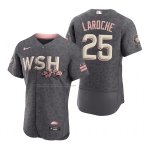 Camiseta Beisbol Hombre Washington Nationals Adam Laroche 2022 City Connect Autentico Gris