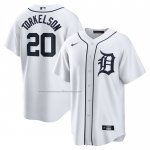 Camiseta Beisbol Hombre Detroit Tigers Spencer Torkelson Primera Replica Blanco