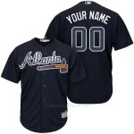 Camiseta Atlanta Braves Personalizada Negro