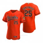 Camiseta Beisbol Hombre Baltimore Orioles Anthony Santander Autentico 2020 Alterno Naranja