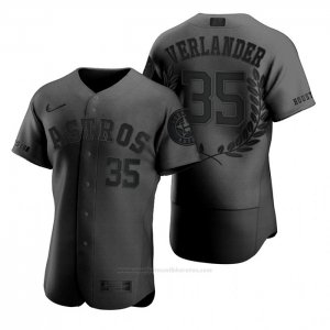 Camiseta Beisbol Hombre Houston Astros Justin Verlander Award Collection AL Cy Young Negro