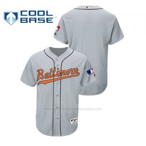 Camiseta Beisbol Hombre Baltimore Orioles Turn Back The Clock Autentico Gris