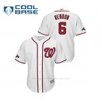 Camiseta Beisbol Hombre Washington Nationals Anthony Rendon 2019 Postseason Cool Base Blanco