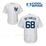 Camiseta Beisbol Hombre New York Yankees Dellin Betances 68 Blanco 1ª Cool Base