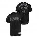 Camiseta Beisbol Hombre New York Yankees Gleyber Torres 2019 Players Weekend Autentico Negro
