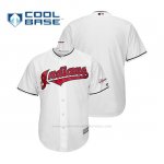Camiseta Beisbol Hombre Cleveland Indians 2019 All Star Game Patch Cool Base 1ª Personalizada Blanco