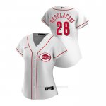 Camiseta Beisbol Mujer Cincinnati Reds Anthony Desclafani 2020 Replica Primera Blanco