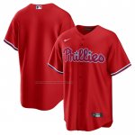Camiseta Beisbol Hombre Philadelphia Phillies Alterno Replica Rojo