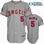 Camiseta Beisbol Hombre Los Angeles Angels Andre Ethier Gris Cool Base