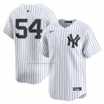 Camiseta Beisbol Hombre New York Yankees Max Fried Primera Limited Blanco1