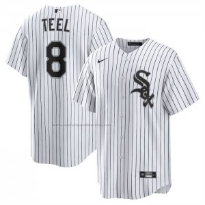 Camiseta Beisbol Hombre Chicago White Sox Kyle Teel Primera Replica Blanco