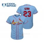 Camiseta Beisbol Nino St. Louis Cardinals Marcell Ozuna Cool Base Majestic Alternato Horizon 2019 Azul