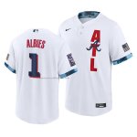 Camiseta Beisbol Hombre Atlanta Braves Ozzie Albies 2021 All Star Replica Blanco