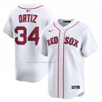 Camiseta Beisbol Hombre Boston Red Sox David Ortiz Primera Limited Blanco
