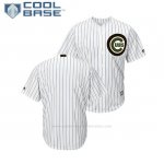 Camiseta Beisbol Hombre Chicago Cubs 2018 Dia de los Caidos Cool Base Blanco