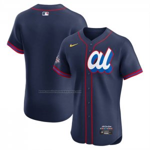 Camiseta Beisbol Hombre American League 2025 All Star Edition Elite Azul