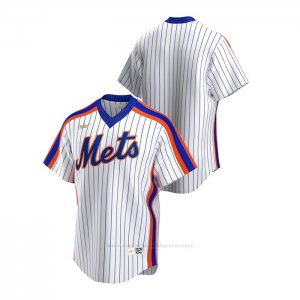 Camiseta Beisbol Hombre New York Mets Cooperstown Collection Blanco