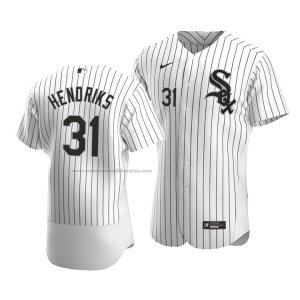 Camiseta Beisbol Hombre Chicago White Sox Liam Hendriks Autentico Primera Blanco