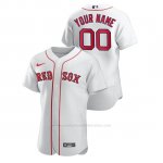 Camiseta Beisbol Hombre Boston Red Sox Personalizada Autentico Nike Blanco