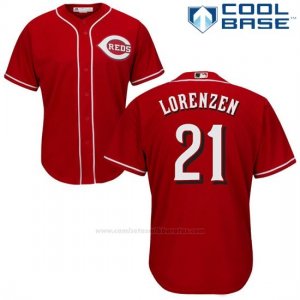 Camiseta Beisbol Hombre Cincinnati Reds Michael Lorenzen 21 Rojo Cool Base