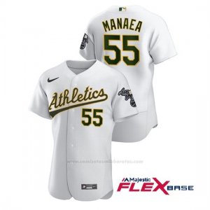 Camiseta Beisbol Hombre Oakland Athletics Sean Manaea Autentico Nike Blanco