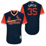Camiseta Beisbol Hombre St. Louis Cardinals 2017 Little League World Series Greg Garcia Azul