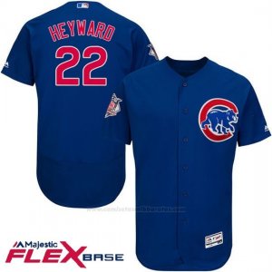 Camiseta Beisbol Hombre Chicago Cubs 22 Jason Heyward Autentico Coleccion Flex Base