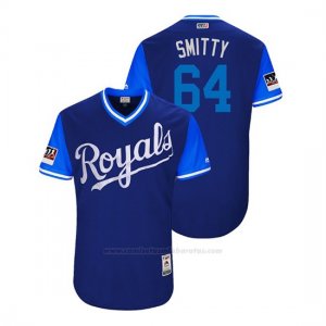 Camiseta Beisbol Hombre Kansas City Royals Burch Smith 2018 Llws Players Weekend Smitty Royal